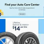 does walmart install tires